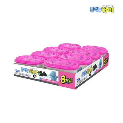 물먹는 하마 참숯 옷장용 제습제 8px1개 습기제거제 장롱용