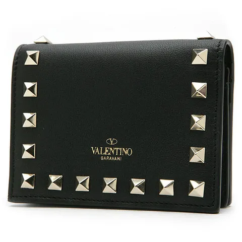 [발렌티노]여성용 락스터드 반지갑 TW2P0P39BOL 0NO