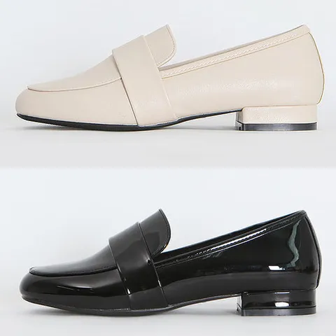 [더힐슈즈] 여성로퍼 단화 여성플랫 2cm/3color