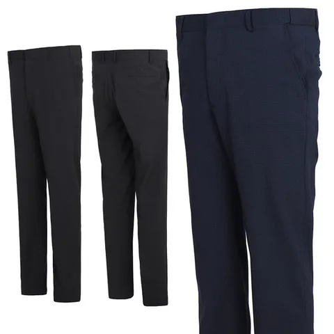 [노블진]CR 세미체크 골프바지 남성 여름 골프웨어 바지