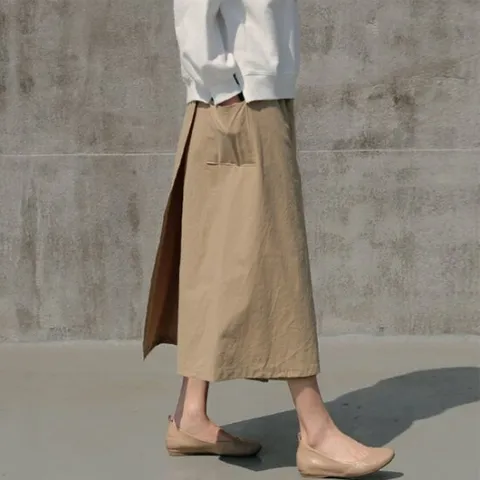 [어반프랑] [누적1.7만돌파] 헨지 랩 와이드 밴딩 치마바지