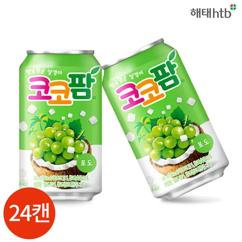 해태 코코팜 포도 340ml x 24캔