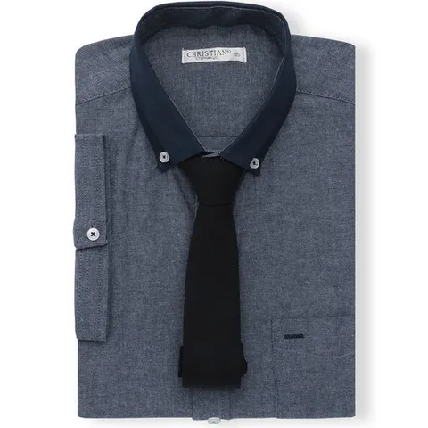 크리스챤 솔리드포켓 반팔 와이셔츠 CKST5520