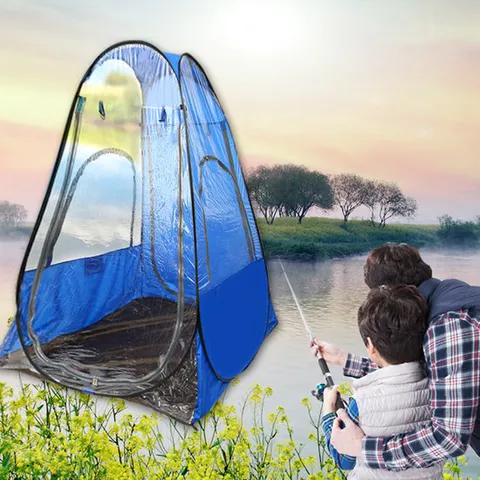 방풍 낚시텐트M 감성텐트 그늘막 캠핑용품 원터치텐트 팝업