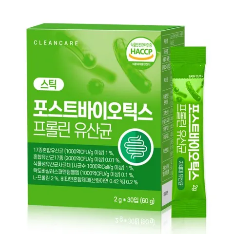 클린케어 포스트바이오틱스 프롤린 모유 유산균 30포