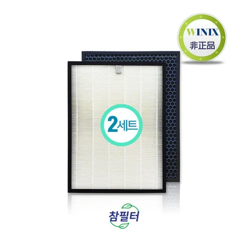 위닉스 공기청정기 타워XQ500 AGX590W-W5필터 2SET