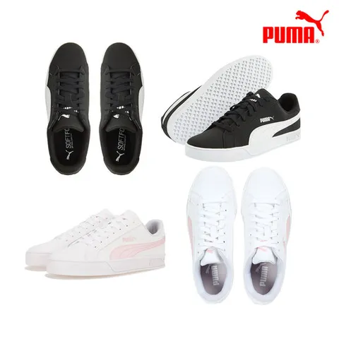 푸마 스매쉬 벌크 스니커즈 2종/ 359622 /블랙/화이트 핑크