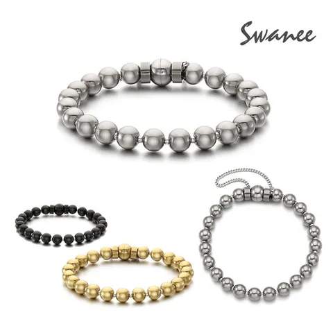 스와니 클래식 퓨어 M(남성용) 티타늄팔찌/건강팔찌(T000035BP)