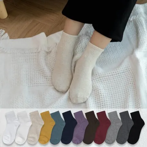 [2세트당1켤레추가증정]여자 카바단목 양말 (5켤레)