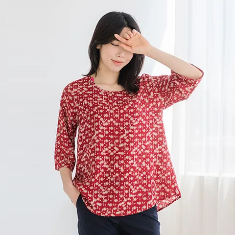 인견 여성 여름블라우스/7부블라우스/롱블라우스 택1