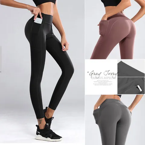 요가&필라테스&헬스 레깅스팬츠 포켓9부하이웨스트 스포츠운동복