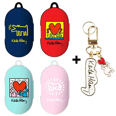 스키누 x Keith Haring 에어팟,갤럭시 버즈케이스 & 키링