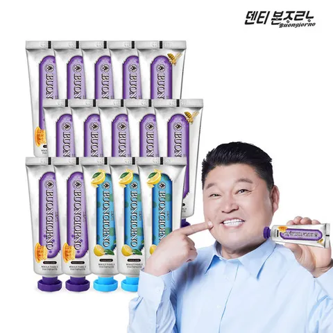 덴티본조르노 치약SET (잇몸100g 12개+치석100g 6개)/치약추천