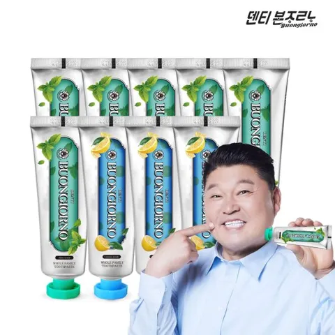 덴티본조르노 치약SET (구취100g 6개+치석100g 3개)/치약추천