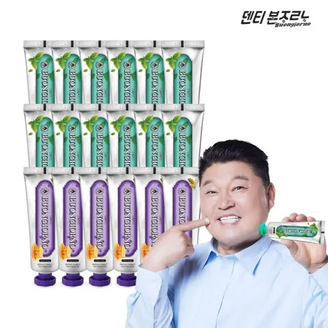 덴티본조르노 치약SET (구취100g 12개+잇몸100g 6개)/치약추천