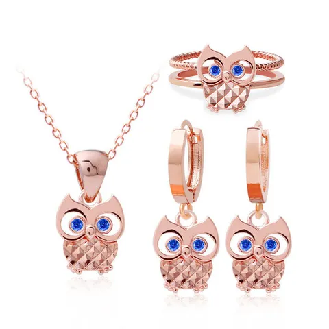 [메리그린] 쥬얼리 3종세트 로열블루 (14K핀귀걸이&목걸이&반지)