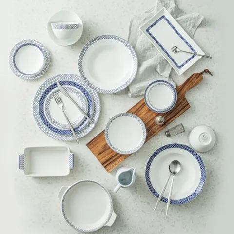 [한국도자기]블루문 6인홈세트 32p