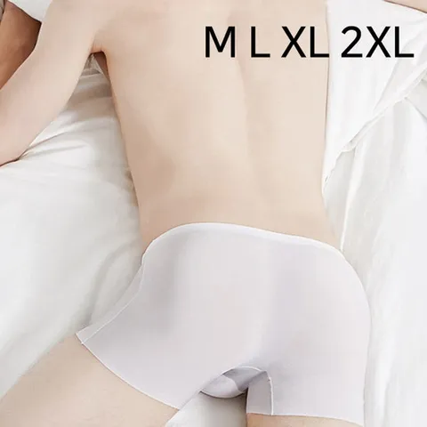 에어 팬티 화이트 4사이즈 남성  사각 드로즈 쿨 심리스 냉감팬티