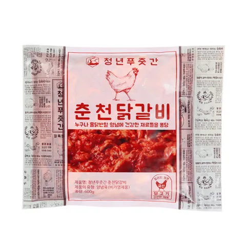 [춘천닭갈비] 볶음용 양념 닭갈비 600g x 1 (춘천직송)