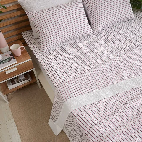 [라몬떼] 썸머 스트라이프 시어서커 여름 홑이불 2종 세트 SS