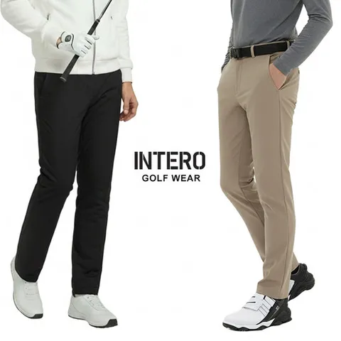남성골프바지 골프웨어 남성 겨울 스판 기모 패딩바지 골덴바지 빅사이즈
