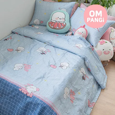 포그나미 옴팡지게 시원한 옴팡이 풍기인견 여름 누빔베개세트SS