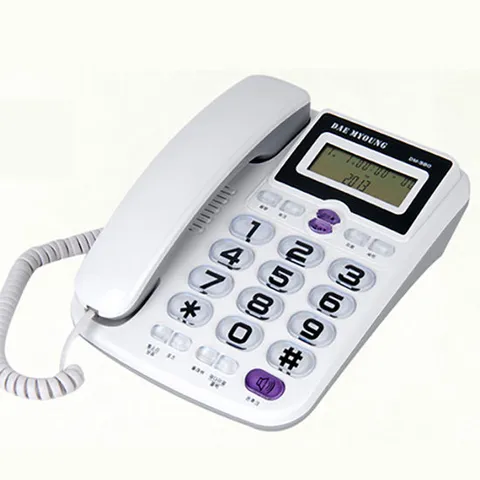 대명 유선전화기 DM-980/발신자표시/화이트