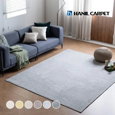 [한일카페트] 향균 스페이스 사계절 거실러그 카페트 100x150