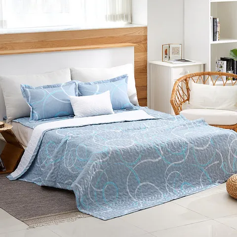 [라몬떼] 시원한 인견 여름 누빔이불+패드+베개커버 세트 SS