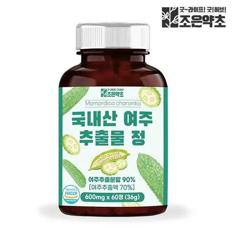여주 추출물 여주정 식약처 HACCP인증 60정 x 1 여주분말