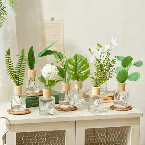 여름의 향기 우드라탄 디퓨저 선물세트 패키지