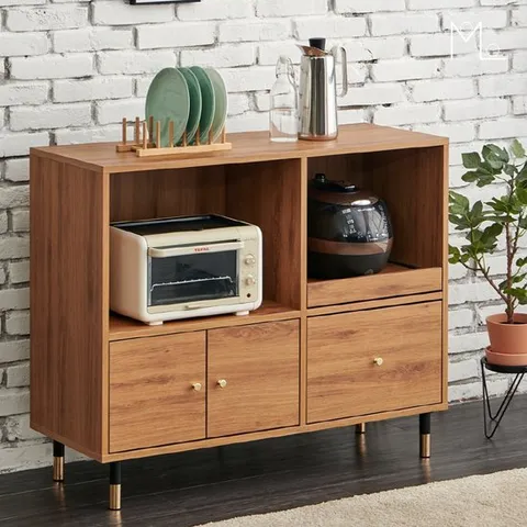 [모로] 아듀 와이드 렌지대 전자렌지수납장 오븐렌지대 밥솥다이