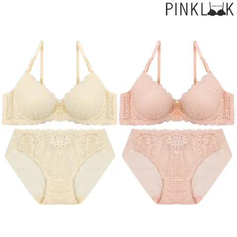 [핑크룩] 플랫 브라팬티 4종세트