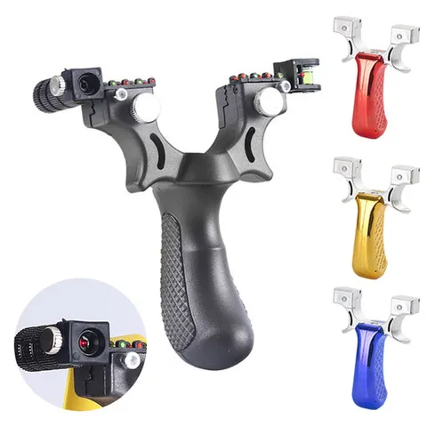 그립 새총 전문가용 슬링샷 고무줄총 낚시 쇠구슬 새총알