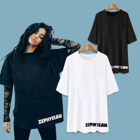 [블론디]REAN_프린팅 면 루즈핏 반팔티