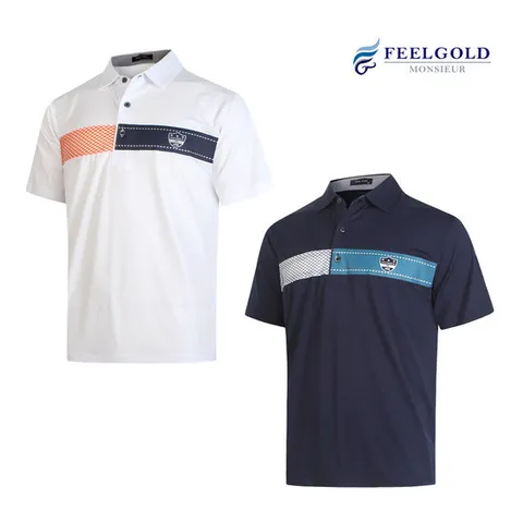 [필골드] 파크타운 가슴망사 반팔 카라티셔츠 PT828n829