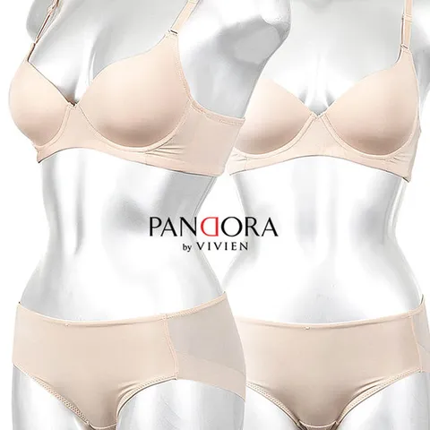 [비비안]노와이어 브라팬티3종(브라1+팬티2)세트 bpp7118_7117p