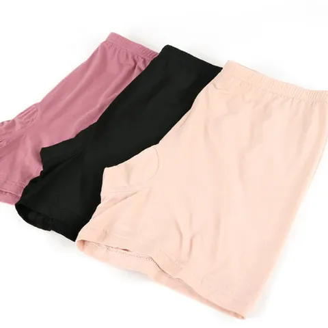 국산 여성 자연섬유 사각팬티 드로즈 속바지대용 네모