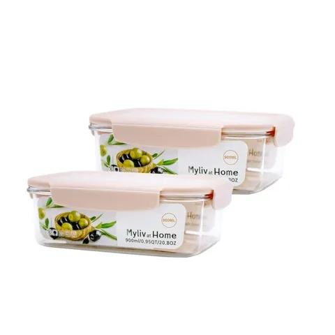 마이리브 트라이탄 밀폐용기 - 900ml 2P (국내생산 반찬통)