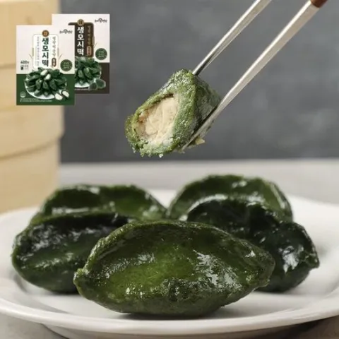 [영광떡공방]생모시송편떡 동부4팩+검정깨4팩 (총80개)3kg