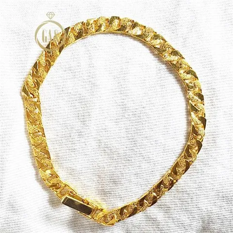 [가앤] 24k순금 콤비 면체인팔찌 11.25g