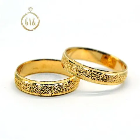 [가앤] 24k순금 쪼이 컷팅 평 반지 3.75g