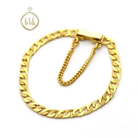 [가앤] 24k순금 면체인 콤비 팔찌 7.50g+보조줄추가