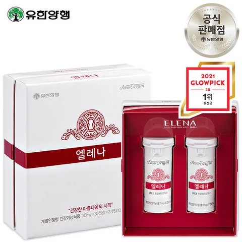 유한양행 엘레나 60캡슐 (60일분) 여성 질 유산균