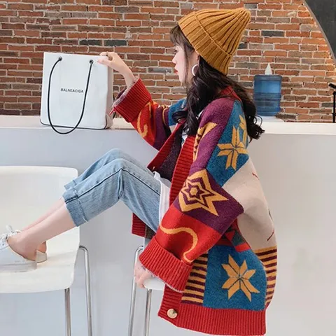 [이쁘다] 겐지 오버핏 니트 가디건