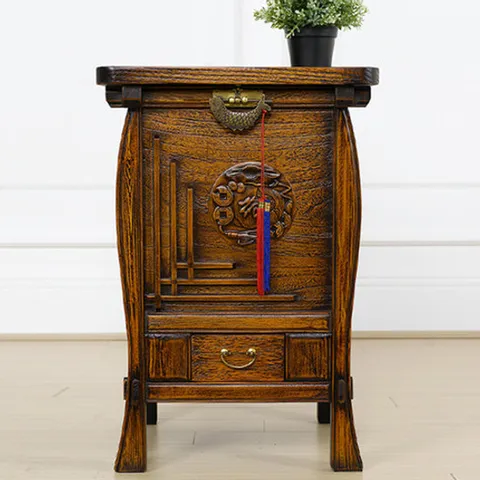 호리병복뒤주20kg 이조공예 쌀통 쌀보관함 원목가구 고가구