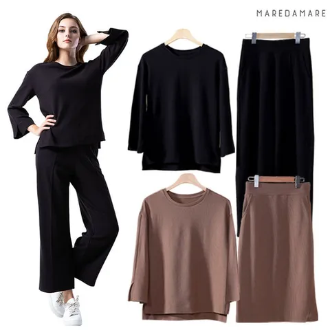 마레다마레 여성 홈웨어 상하세트 실내복 2종패키지