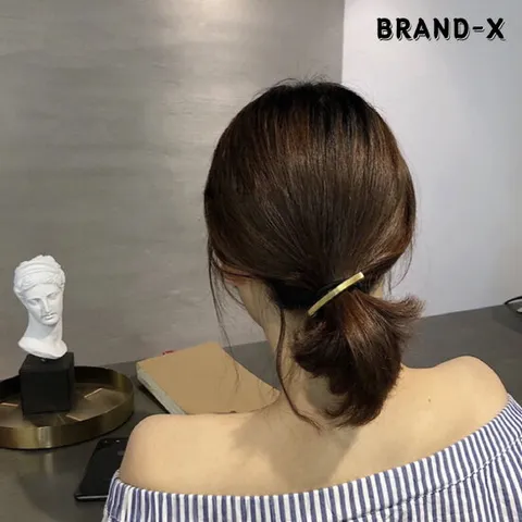 [브랜드엑스] 골드앤실버바 머리끈