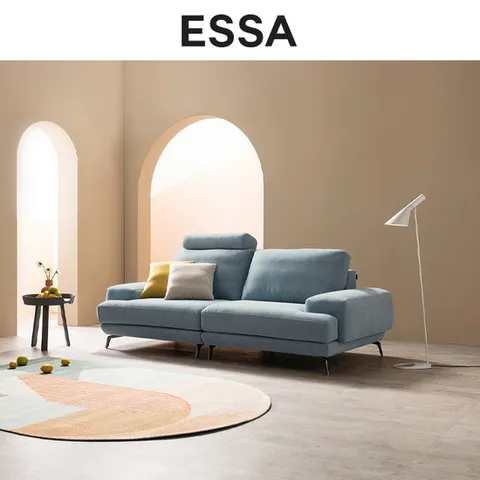 [에싸] 마우저 와이드 3인 카시미라 패브릭 소파+헤드