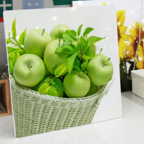 아트박스/꾸밈 te152-폼아크릴액자38CmX38Cm_풍수의사과바구니